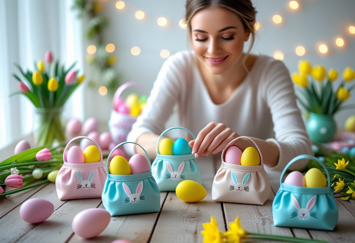 Sadan gor du pasken ekstra hyggelig med makeup tasker til paskeaeggene